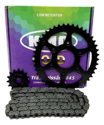 Kit Transmissao Kmc Gold Dominar 400 Com Retentor